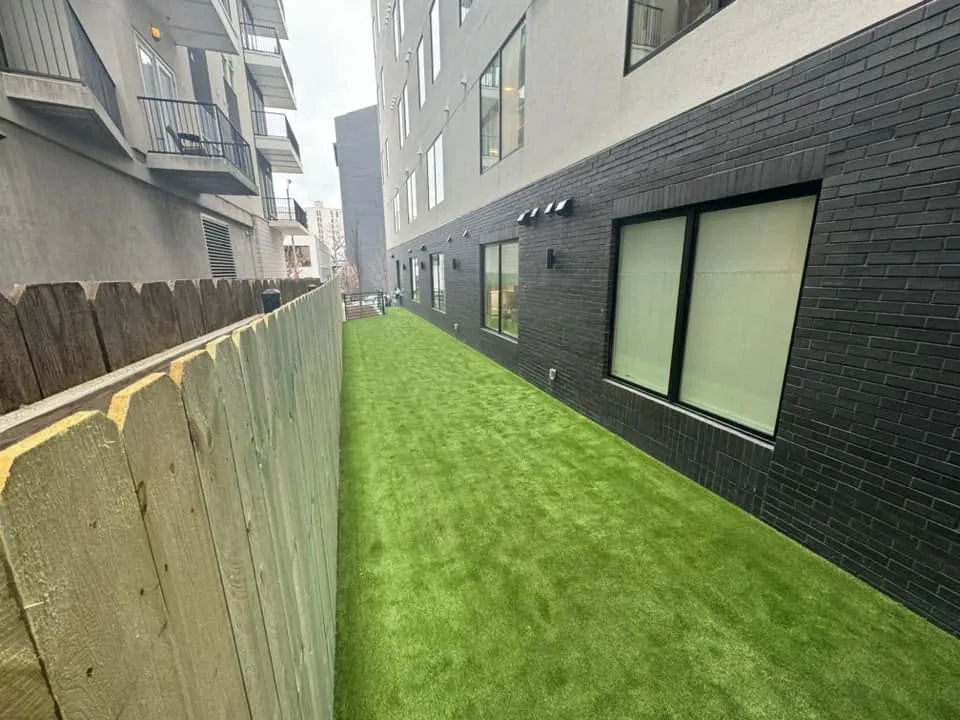 artificial turf installation