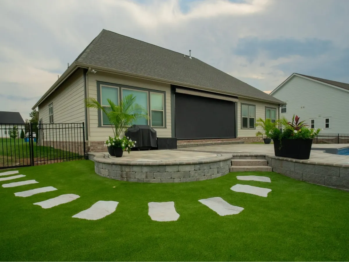 residential turf installation
