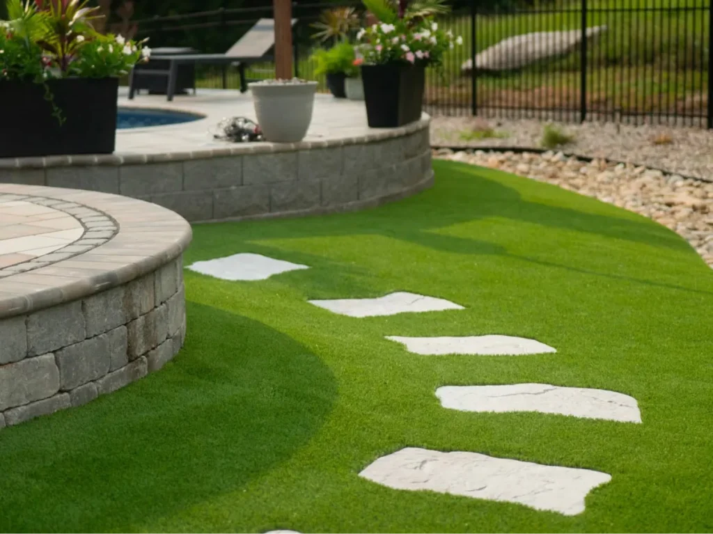residential turf installation